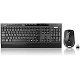 Anker CB310 Full-Size Ergonomic Wireless Keyboard and Mouse Combo for Desktop with Water-Resistant and whisper-quiet Keyboard Design
