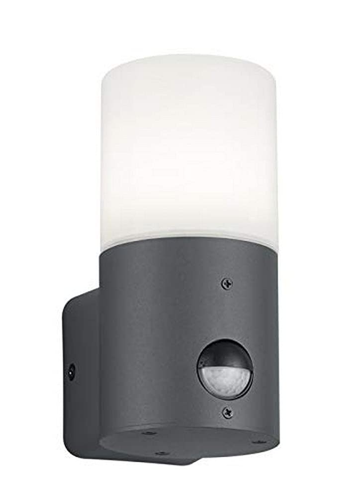 Trio Leuchten Hoosic Outdoor Wall Light, Aluminium Acrylic, Charcoal