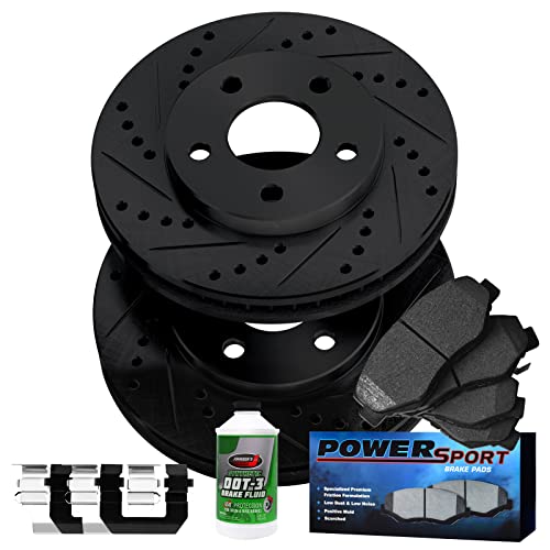 Power Sport Front Brakes and Rotors Kit |Front Brake Pads| Brake Rotors and Pad…