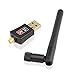 Wifi Adapter, 600Mbps Dual Band 802.11ac Antenna USB Network Adapter For Windows XP/Vista/7/8/8.1/10 (32/64bits) MAC OS