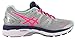 ASICS Women's Gel-Kayano 23 Running Shoe, Silver/Pink Glow/Parachute Purple, 9 M US