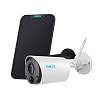 Solar WiFi Camera Security Outdoor, 100% Wire-Free, Wireless Battery Powered, 1080p, 2-Way Talk, Night Vision, PIR…