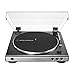 Audio-Technica AT-LP60X Fully Automatic Belt-Drive Stereo Turntable (Gunmetal) with Presonus Eris e3.5 Monitors and Knox Cleaning Kitthumb 1