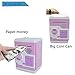 TOPBRY Cartoon Electronic Password Piggy Bank Cash Coin Can for Children/Toy Gifts Birthday Gifts (Pink & White)