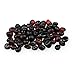 60 Loose Amber Beads - Raw Unpolished Cherry Color - 3-4mm Width - Pre-Drilled Holes Ready for Stringing Jewelry - Bulk DIY Supplies for Making Baltic Teething Necklaces, Bracelets & Jewelry