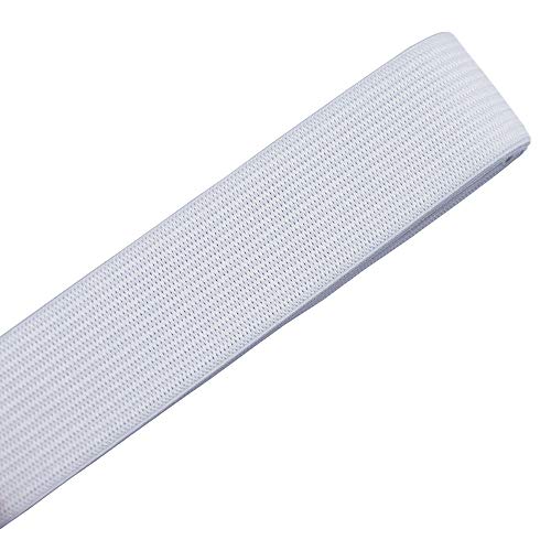 Leline's Elastic Spool, Knit Elastic Band for Sewing, 1 Inch x 5 Yard, White