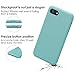 JASBON Silicone Case for iPhone SE 2 2020, iPhone 8/7 Case, Full Body Shockproof Case with Screen Protector, Protective Cover Case for iPhone 8/7/SE (2nd) 4.7 inch-Light Blue