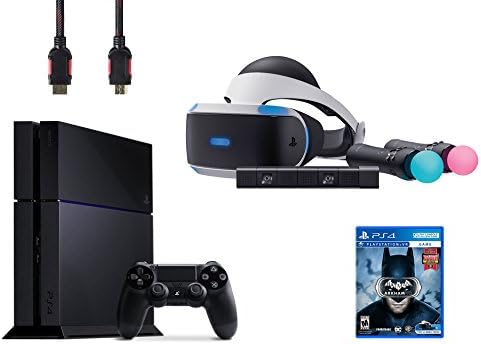 PlayStation VR Start Bundle 5 Items:VR Headset,Move Controller,PlayStation Camera Motion Sensor,PlayStation 4,VR Game Disc Batman Arkham VR