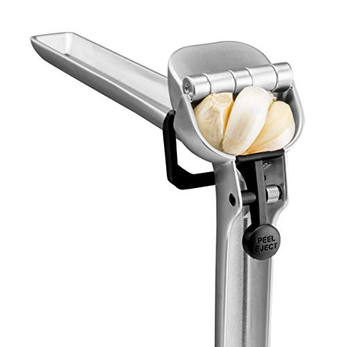 image for Dreamfarm Garject - Self-Cleaning Garlic Press with Peel Eject (Black)