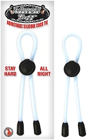Mack Tuff Adjustable Silicone Cock Tie, Clear