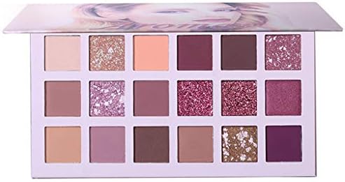 🍊 18 Color Waterproof Eye Shadow Plate, Powder Matt Eyeshadow, Eye Cosmetic Makeup Set, Gift for Valentine's Day (Pink)
