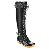 Nature Breeze FF70 Women's Knee High Lace Up Waterproof Insulated Boots