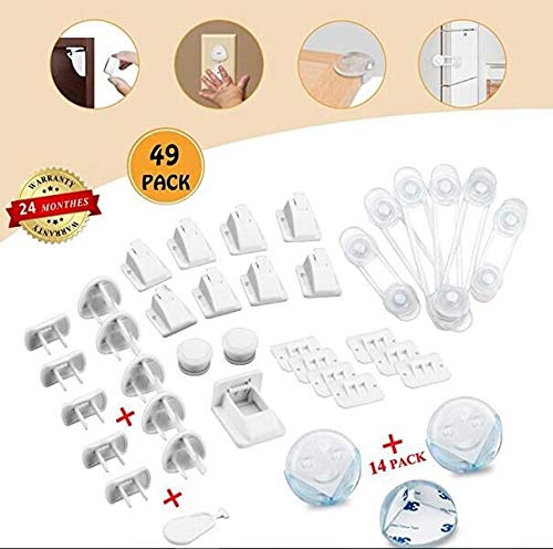 Cabinet Locks Child Safety [UPGRADED] 49Pcs Magnetic Invisible Design Baby Proofing, No Tools Drilling, Baby Proofing Cabinets For Doors, Cabinet, Drawers, Appliances, Toilet Seat, Fridge and Oven - Thumbnail 7