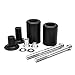 Radracing ZX6R Frame Sliders Crash Protectors Kit for Ninja ZX-6R 2013 2014 2015 2016 2017 Extended Delrin Black