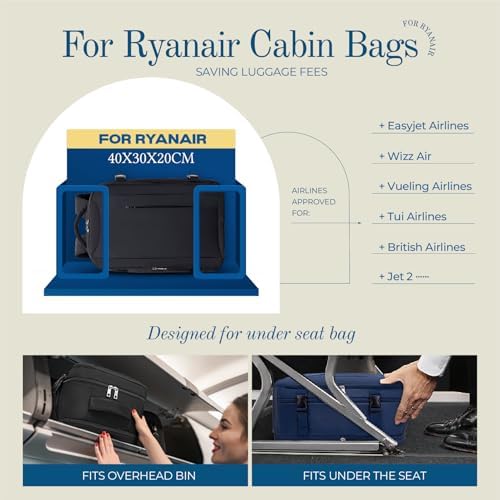 Mochila 40x30x20 para Mala de Cabine de Viagem Ryanair Mochilas de Avião