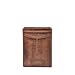 Fossil Men's Quinn Magnetic Card Holder, Brown,
