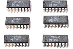 1UA Original 100% K155ID1 Nixie Driver = SN74141, 4141, 74141, SN74141N, К155ИД1 DYI Microchip Decimal Decoders High Voltage Driver IC for IN-12 IN-14 IN-18 etc.