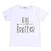Big Brother Print Arrow Pattern T-Shirt, White (Big Brother), 4-5 Years/Tag 110