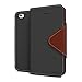 GPL Cellto Apple iPhone 4 iPhone 4S Premium Wallet Case [Dual Magnetic Flap] Diary Cover PU EPI Leather + Life Time Warranty - Black Brown