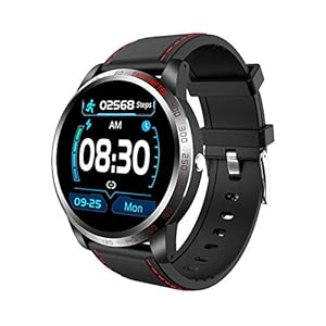 Smartwatch, Hartslag Op Groot Scherm, Bloeddruk Bloed Zuurstof Waterdichte Stappenteller Bluetooth Sporthorloge…