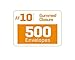 Aimoh #10 Single Left Window Envelopes -Gummed Closure -Size 4-1/8x9-1/2 Inches -24LB-500 Count(35410)