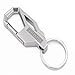 Fencher Key chain with ( 5 Extra Key Ring and gift box ) Heavy duty car keychain for Men and Women - Silver