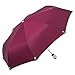 Lucear Travel Umbrella Automatic Open/close Strong Waterproof Umbrellas - 3 Fold Compact for Easy Carrying Totes Bags (Red)