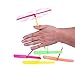 CiCy 50 PCS Plastic Dragonfly Plastic Bamboo-Copter Bamboo Dragonfly Toy Multi-Colored（Color Random）