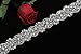 QueenDream Shinning Rhinestone Applique Dress Embellishment Bling Bling Decorative Rhinestone Trim 45cm Length