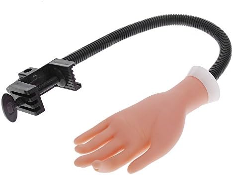 Adjustable Flex Soft Nail Art Model Hand for Training and Display Painting Practice Acrylic Gel Tip Design Tool