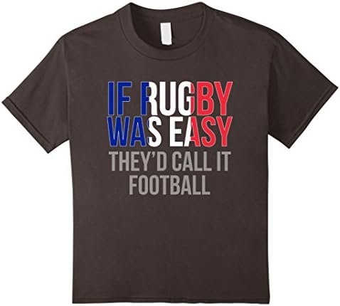 Kids Funny French Rugby T Shirt - France Rugby Shirt 10 Asphalt
