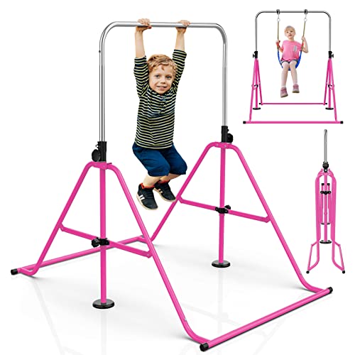 RAVS Gymnastics Bar for Kids with Swing Set Gymnastics Bars for Home 9