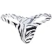 FFESHOW Men's Smooth Bikini Pouch Underwear G String Thongs (Zebra)