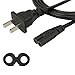 Figure 8 shape AC Power cord cable W/O Polarized - 6ft (Black)