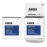 Anker 2 x 2200mAh Li-ion Batteries for Samsung Galaxy S2 T989 Hercules (T-Mobile), Skyrocket I727 (AT&T), Galaxy Nexus I515 (Verizon), Galaxy Nexus L700 (Sprint), Not for Galaxy S2 I9100, NOT NFC Capable, with Anker Travel Charger, and 18-Month Warra