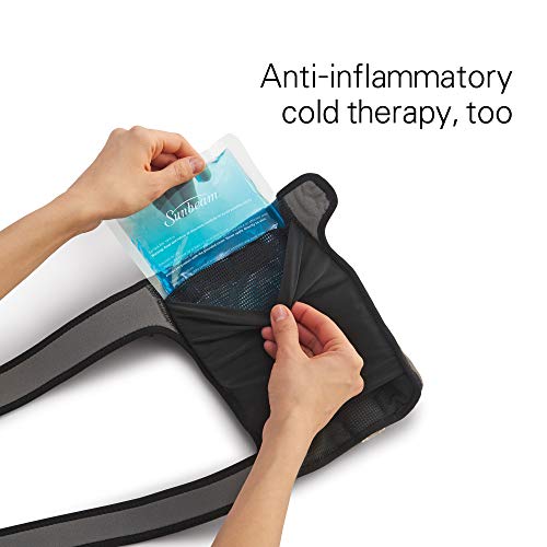 Sunbeam Heating Pad Wrap for Joint Pain Relief with Frozen Pack, Auto