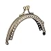Mtsooning 10PCS Metal Purse Frames, 3.3Inch Arch Bag Clasp, Antique Coin Kiss Clasp Lock for DIY Craft Bag Leather Bag Handbag Tailors