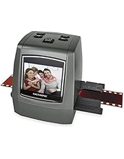Magnasonic All-in-One High Resolution 22MP Film Scanner, Converts 35mm/126KPK/110/Super 8 Films, Slides, Negatives into Digital Photos, Vibrant 2.4" LCD Screen, Impressive 128MB Built-in Memory