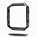 Infiland Fitbit Blaze Accessory Frame, Stainless Steel Replacement Metal Frame for Fitbit Blaze Smart Watch - Black