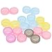 HUELE 15 Pack Colourful Contact Lens Box Holder Container Case Soak Storage Eyecare Kit
