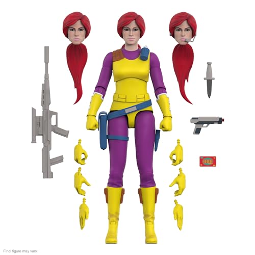 Super7 G.I. Joe ULTIMATES! Wave 06 (DIC) - Scarlett (Purple) Action Figure
