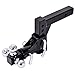 Goplus Triple Ball Swivel Adjustable Drop Turn Trailer Tow Hitch Mount for 2