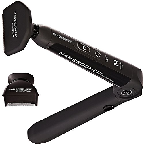 MANGROOMER - Back Hair Shaver Replacement Complete Attachment Head with Shock Absorber Neck and Smooth Shaving Foil