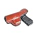Cardini Leather - IWB Leather Gun Holster, P938, Colt 380 Mustang, Ruger LC9 Gun Holsters, and Other Like Sized Handguns, Open or Concealed Carry, IWB Accessories - Brown, Right Hand
