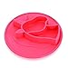 Kirecoo All in One Unicorn Silicone Placemat Reduce Slip Spill Proof Plate for children,kids,toddlers,fits all flat area,dining table (Pink)