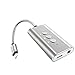 iPhone 7 Adapter, 2 in 1 Lightning to 3.5mm Audio Jack + Lightning Charge Port Support Calling and Music Control, Work with iOS 10.3 and above (Silver)