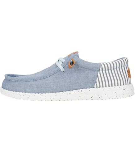 HEYDUDE Wally FUNK WARPED GEO Dawn Blue Men’s Slip On , Size 8 NEW HEYDUDE HEYDUDE Wally Funk Warped Geo Dawn Blue Men main image 2