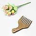 Wide Tooth Comb for Curly Hair Natural Green Sandal Wood Hair Pick - FUNLAVIE