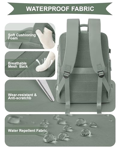 SZLX Vacuum Backpack with Pump Carry-on Luggage 40x30x20 Ryanair Vueling Wizzair Easyjet Backpack Travel Cabin Airplane 40x20x25 Ryanair Women Waterproof Carrying Backpack for Laptop Computer