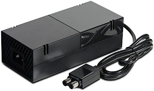 Fosmon AC Adapter Power Supply Cord for Microsoft Xbox ONE (Output: 150W, 12V 10A) - Includes Charging Brick &amp; Cable with US Plug (Input: AC 100-240V)